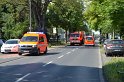 Unfall zwischen zwei KVB Bahnen Koeln Hoehenhaus Im Weidenbruch P007